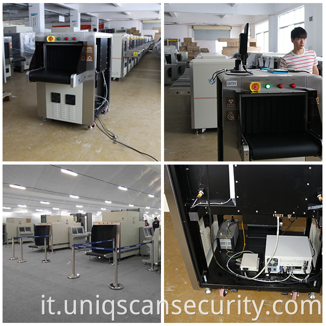 Scanner per bagagli dell'aeroporto con scanner per bagagli di sicurezza a doppia energia X Ray SF5636 Sistema di screening per la sicurezza di X Ray
